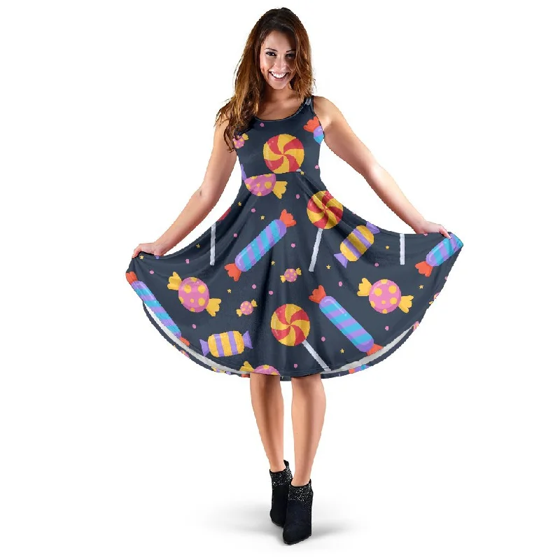 Candy Pattern Print Dress