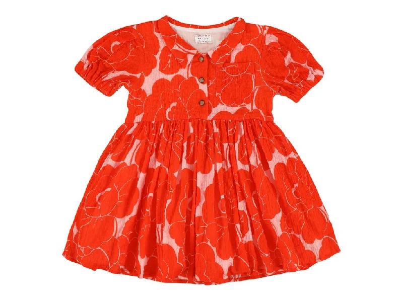 MORLEY RED PONY DRESS