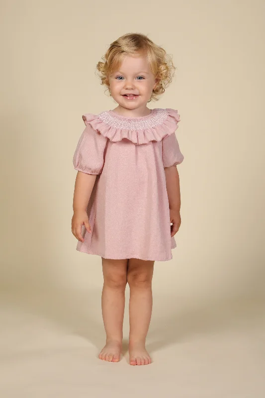 NUECES DUSTY PINK MUSGO DRESS